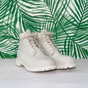Timberland Premium 6" Ghost White Boots Junior US 5 / Women's US 6